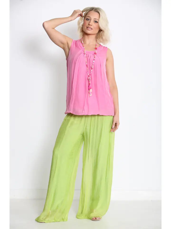 Flowing Wide-Leg Trousers
