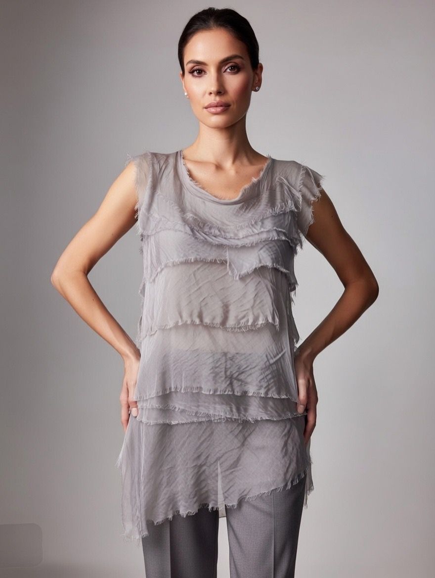 Stretchy Shredded Top