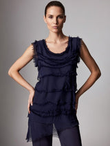 Stretchy Shredded Top