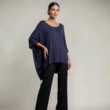 Classic Silk Poncho