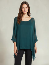 Classic Silk Poncho