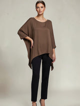 Classic Silk Poncho