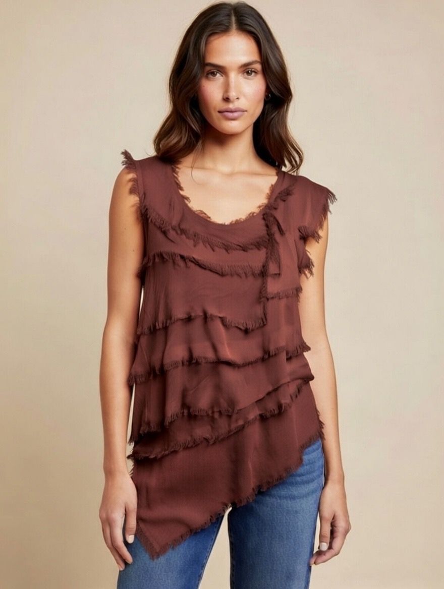 Stretchy Shredded Top