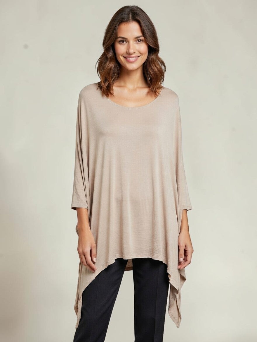 Classic Silk Poncho