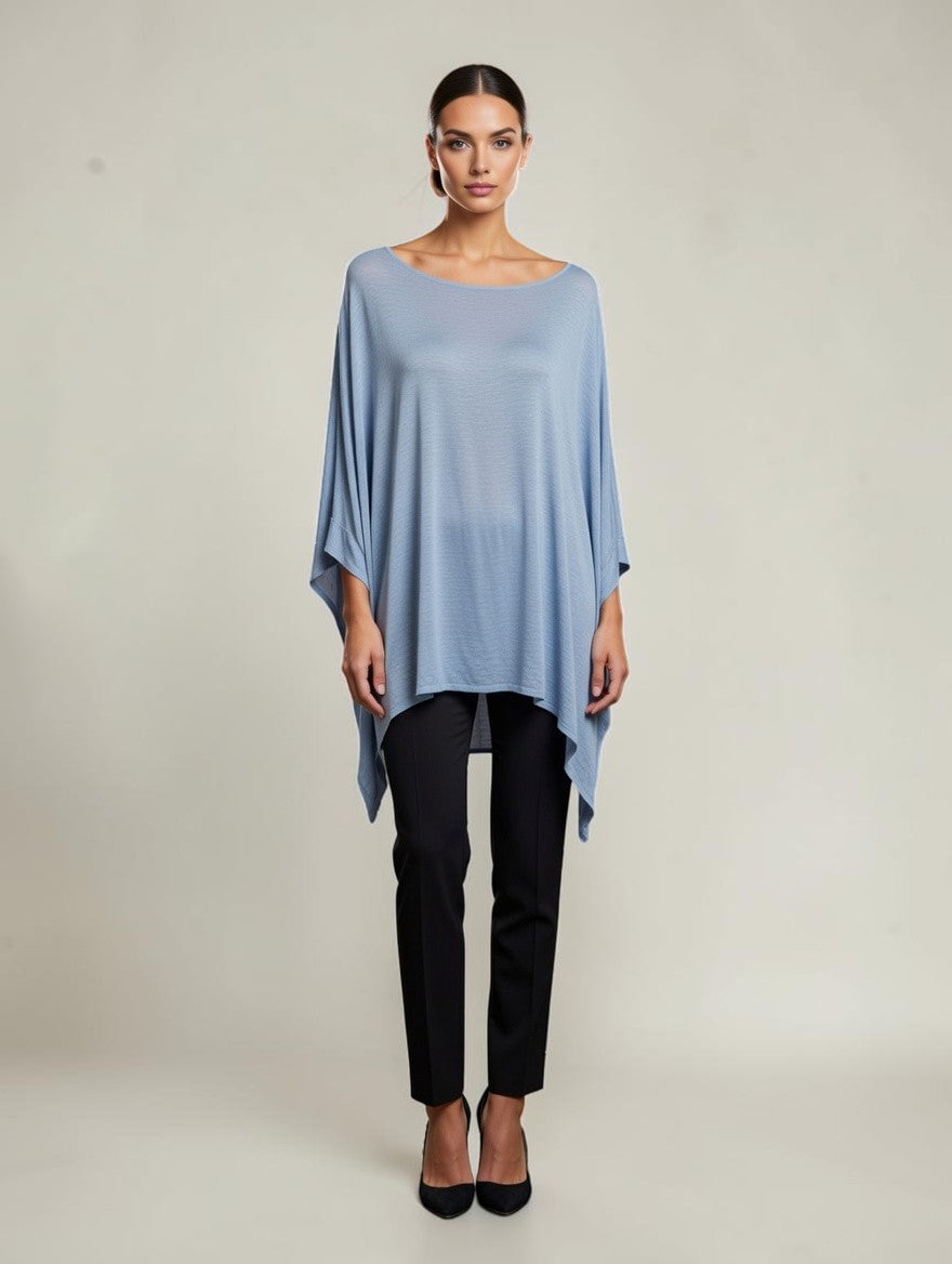 Classic Silk Poncho