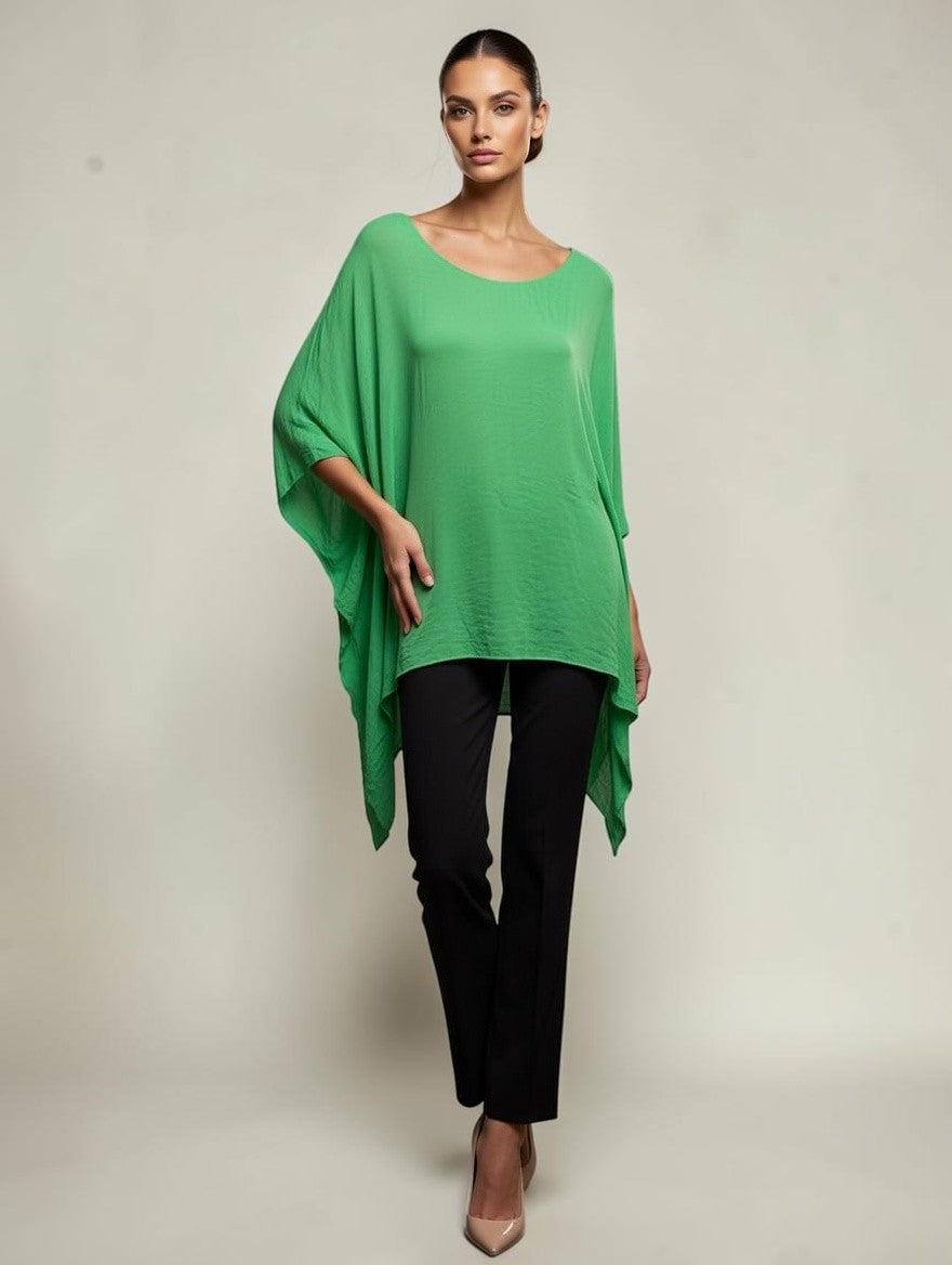 Classic Silk Poncho