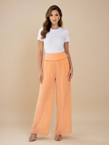 Flowing Wide-Leg Trousers