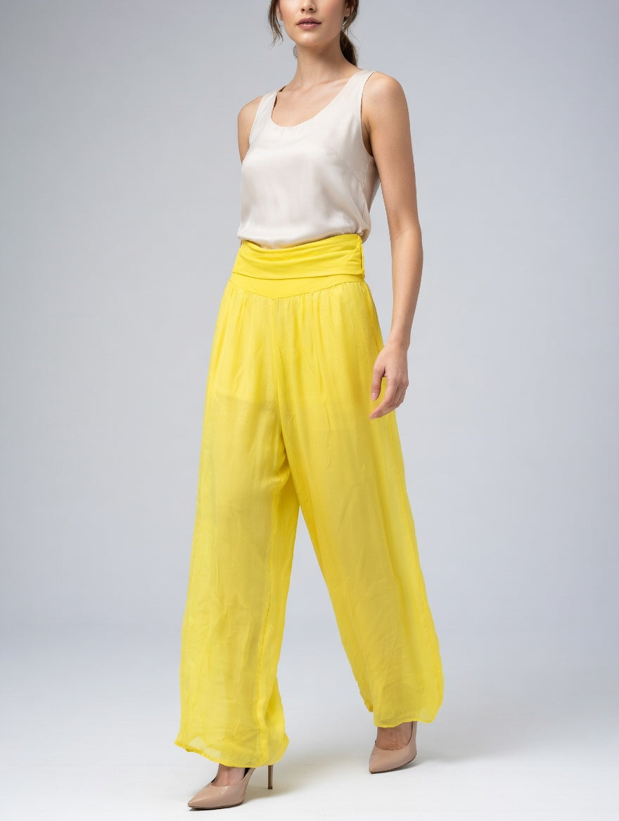 Flowing Wide-Leg Trousers