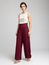 Flowing Wide-Leg Trousers