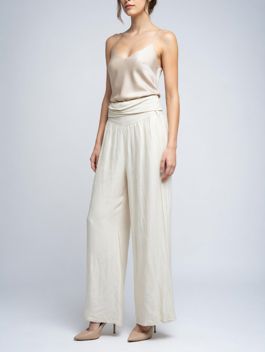 Flowing Wide-Leg Trousers