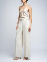 Flowing Wide-Leg Trousers