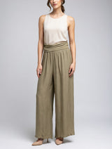 Flowing Wide-Leg Trousers