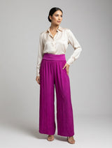 Flowing Wide-Leg Trousers