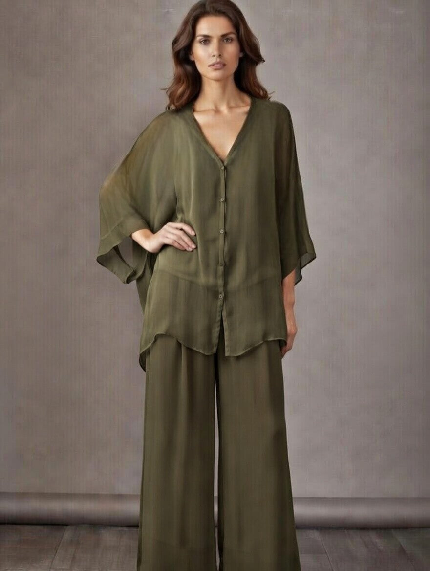 Silk Blend Lounge Set