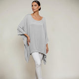 Classic Silk Poncho