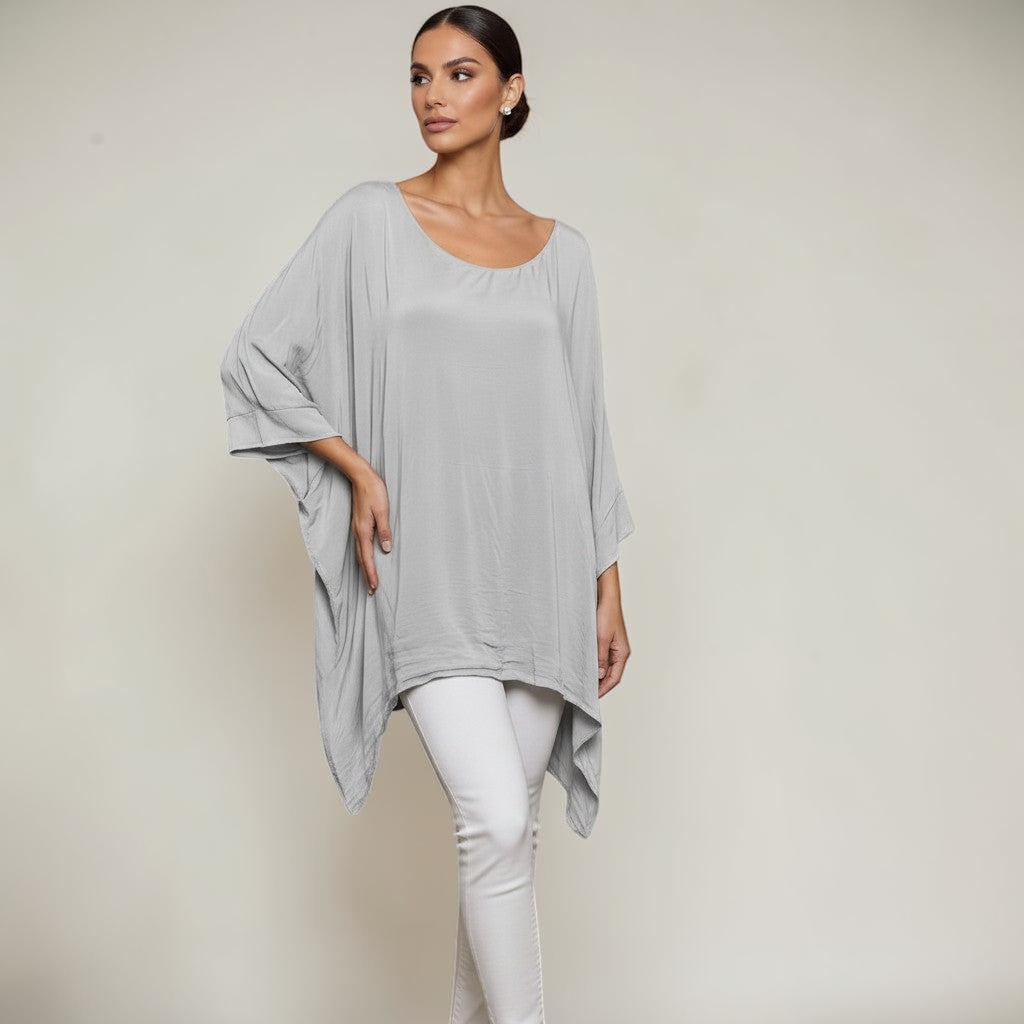 Classic Silk Poncho