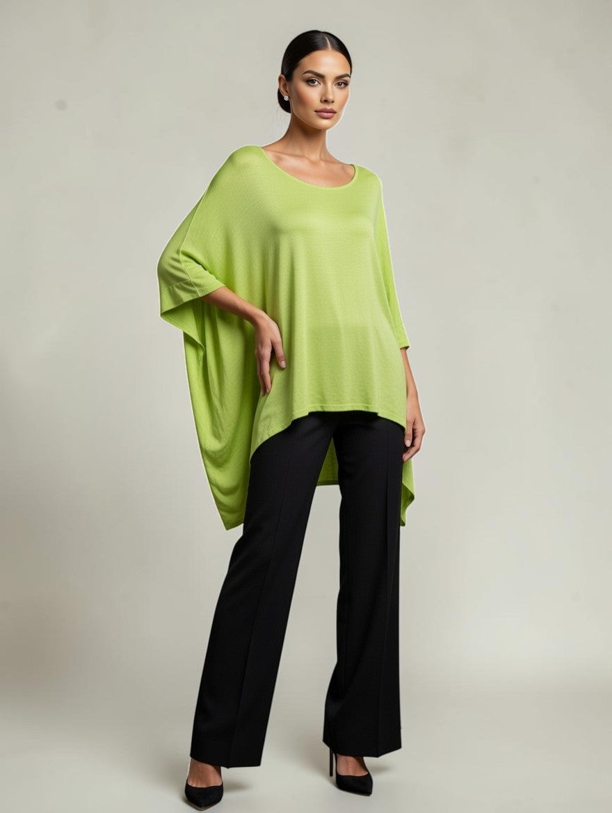 Classic Silk Poncho
