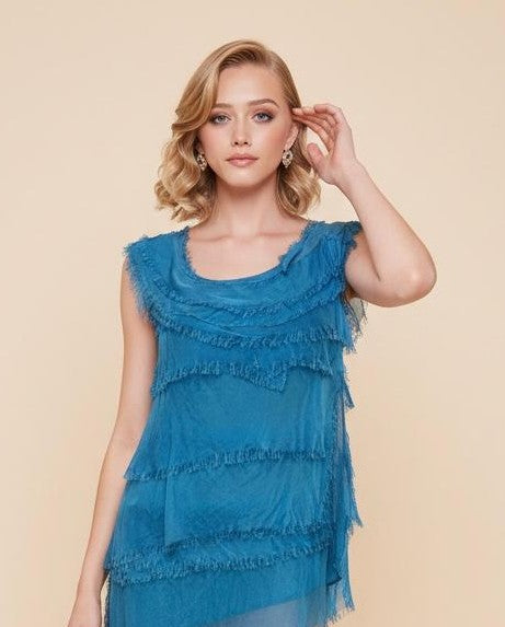 Stretchy Shredded Top