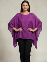 Classic Silk Poncho