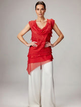 Stretchy Shredded Top