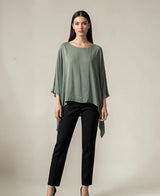 Classic Silk Poncho