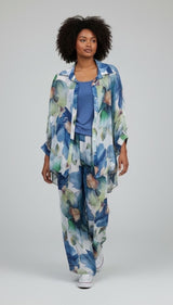 Botanical Print Relaxed Set - Blue