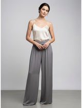 Flowing Wide-Leg Trousers