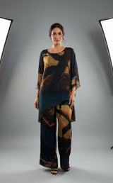 The Tequila Rose Asymmetric Print Tunic top