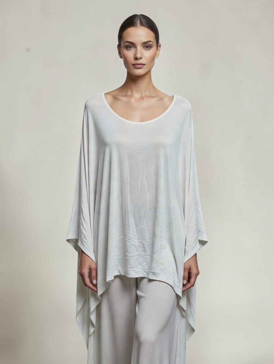 Classic Silk Poncho